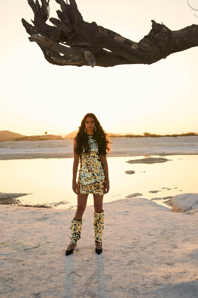 PAILLETTE LEGWARMERS - dash and dot dash and dot