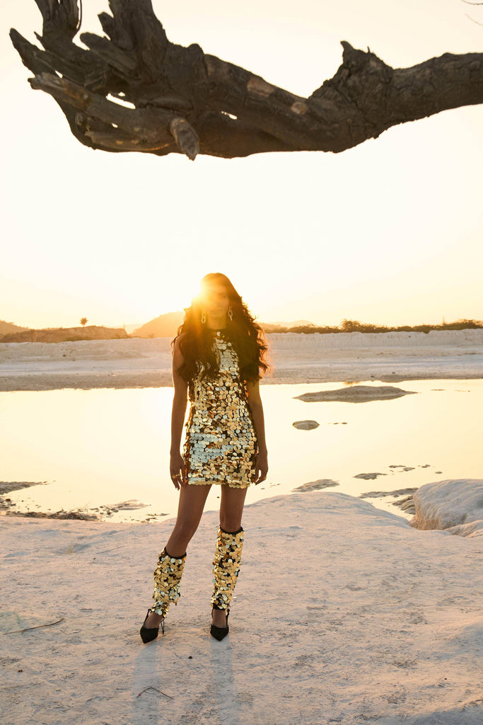 PAILLETTE LEGWARMERS - dash and dot dash and dot