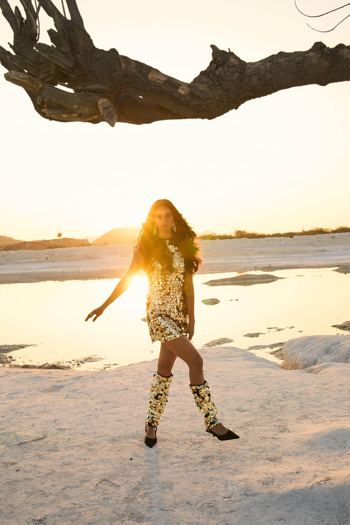 PAILLETTE LEGWARMERS - dash and dot dash and dot