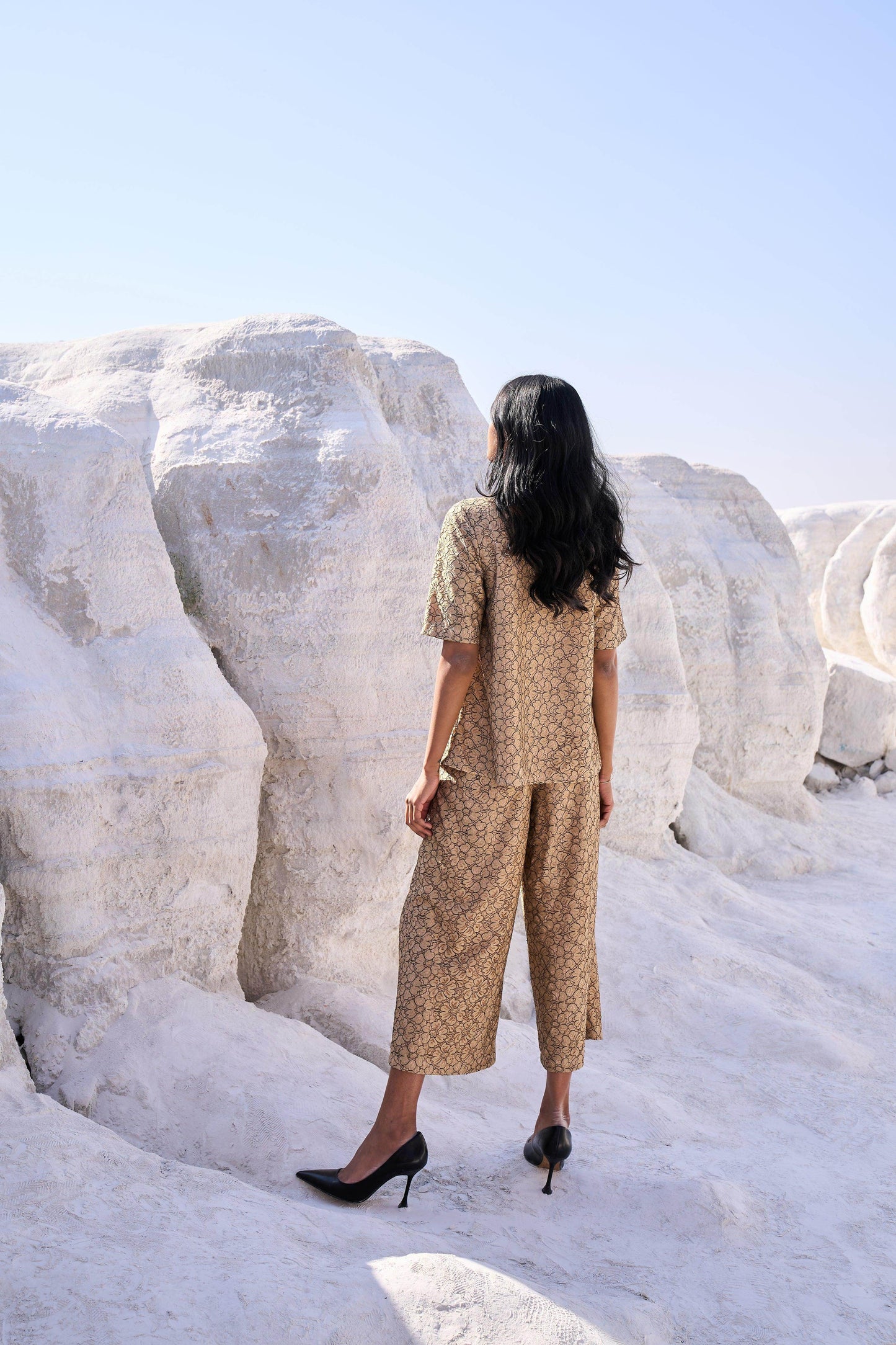 FLORAL LACE TOP - dash and dot
