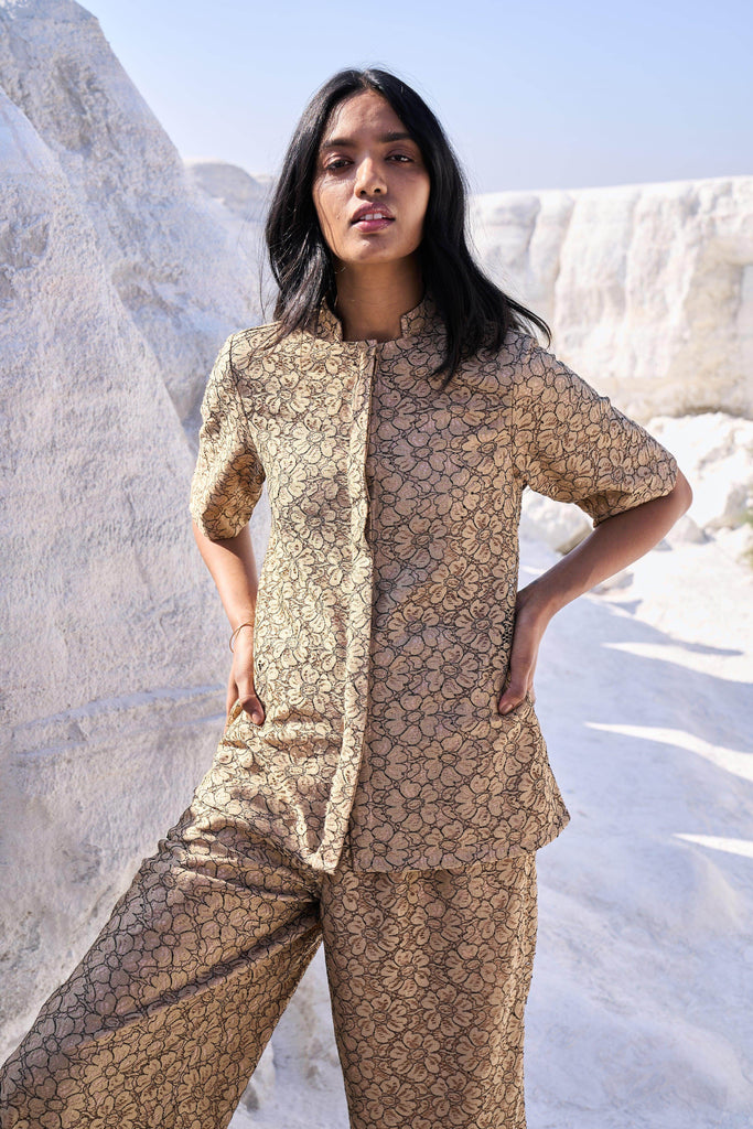 FLORAL LACE TOP - dash and dot dash and dot