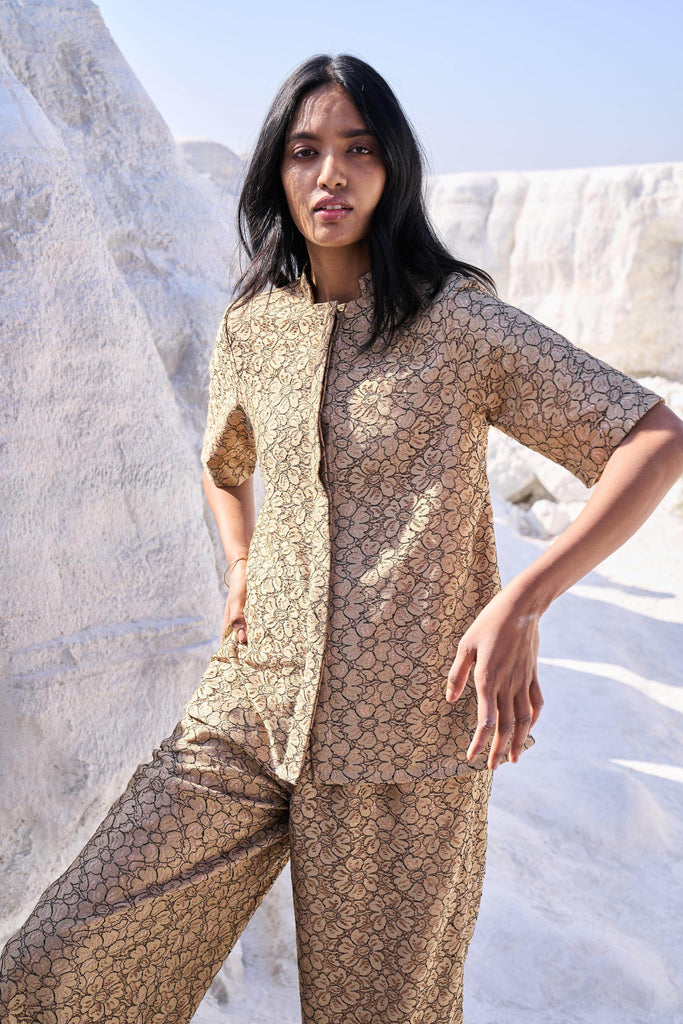 FLORAL LACE TOP - dash and dot dash and dot