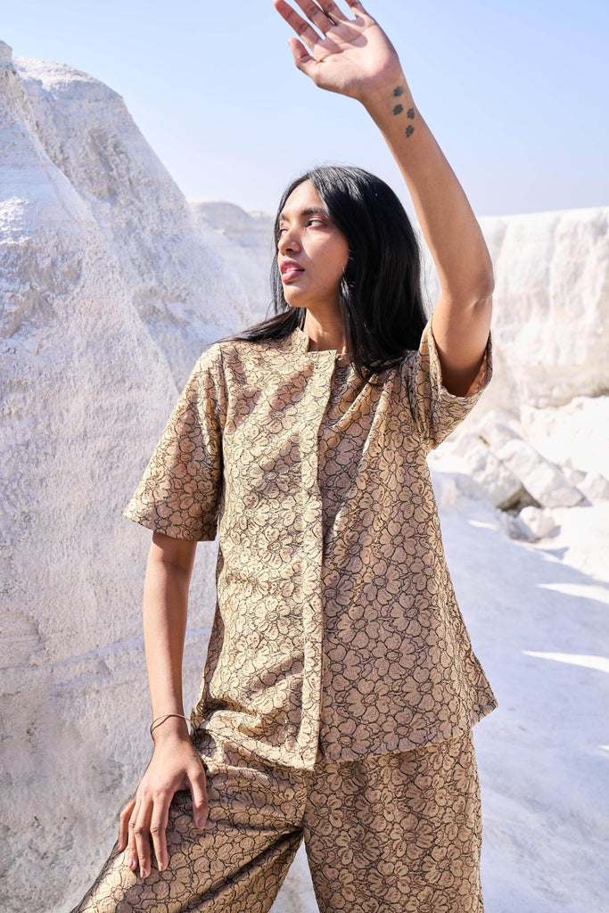 FLORAL LACE TOP - dash and dot dash and dot