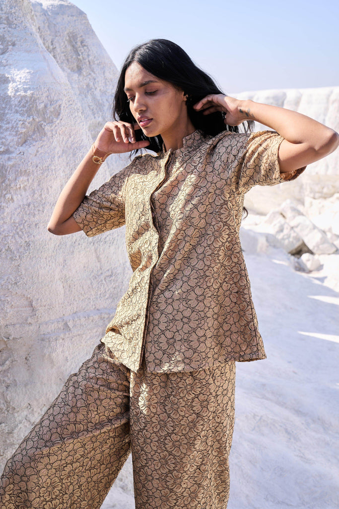 FLORAL LACE TOP - dash and dot dash and dot