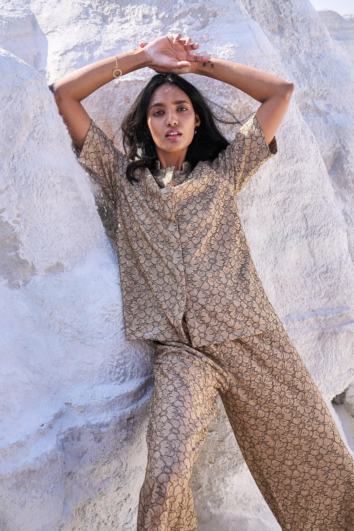 FLORAL LACE TOP - dash and dot