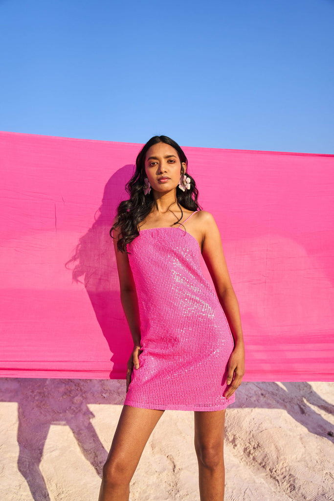 HOT PINK SEQUIN MINI - dash and dot dash and dot