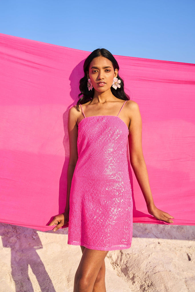 HOT PINK SEQUIN MINI - dash and dot dash and dot