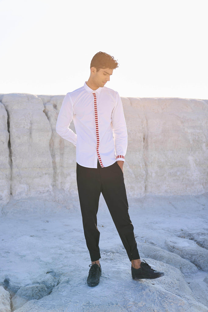 CANDY STRIPE SHIRT - dash and dot dash and dot