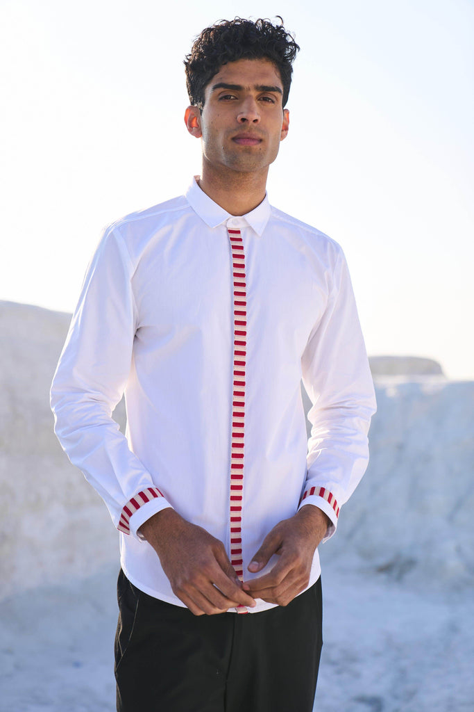 CANDY STRIPE SHIRT - dash and dot dash and dot