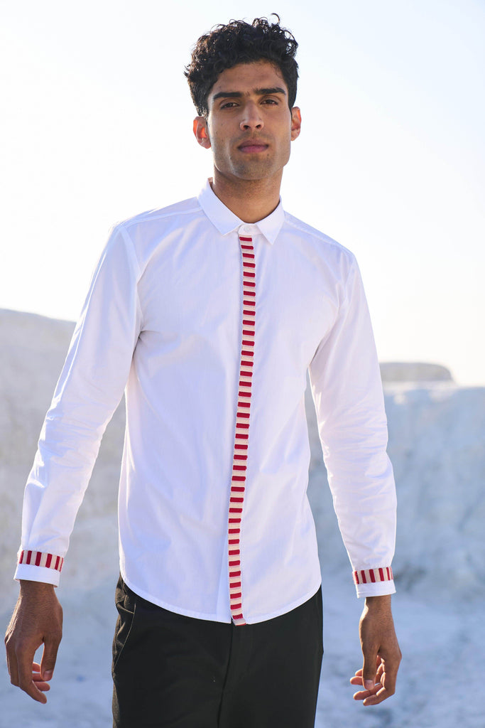 CANDY STRIPE SHIRT - dash and dot dash and dot