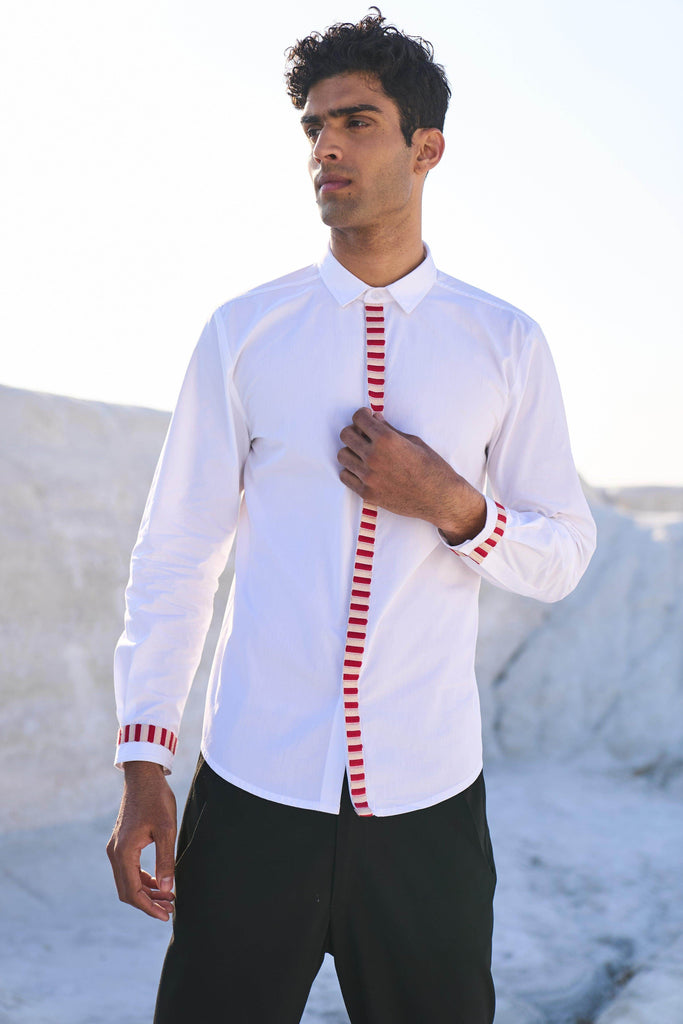 CANDY STRIPE SHIRT - dash and dot dash and dot