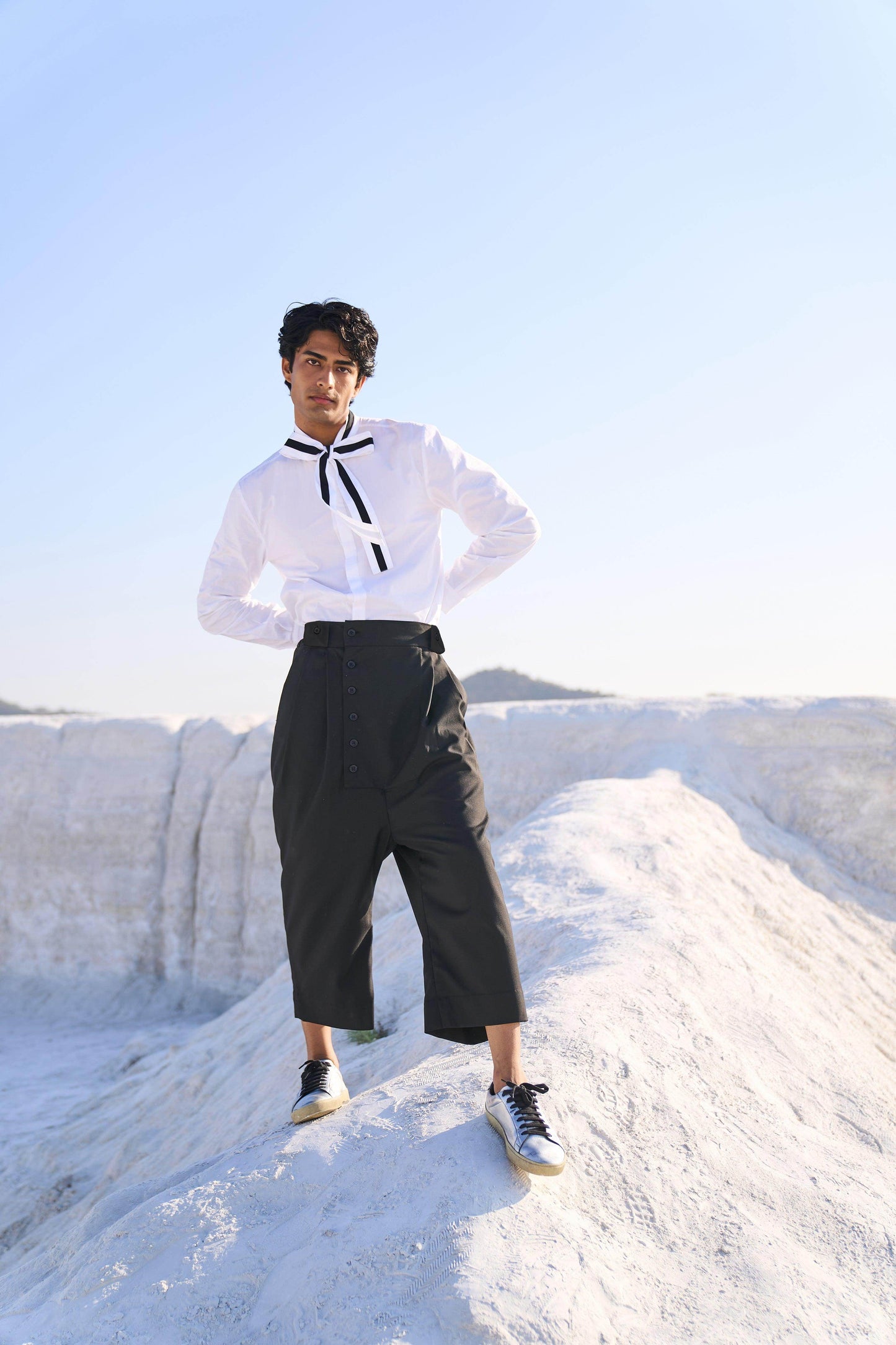 DROP CROP PANT - dash and dot