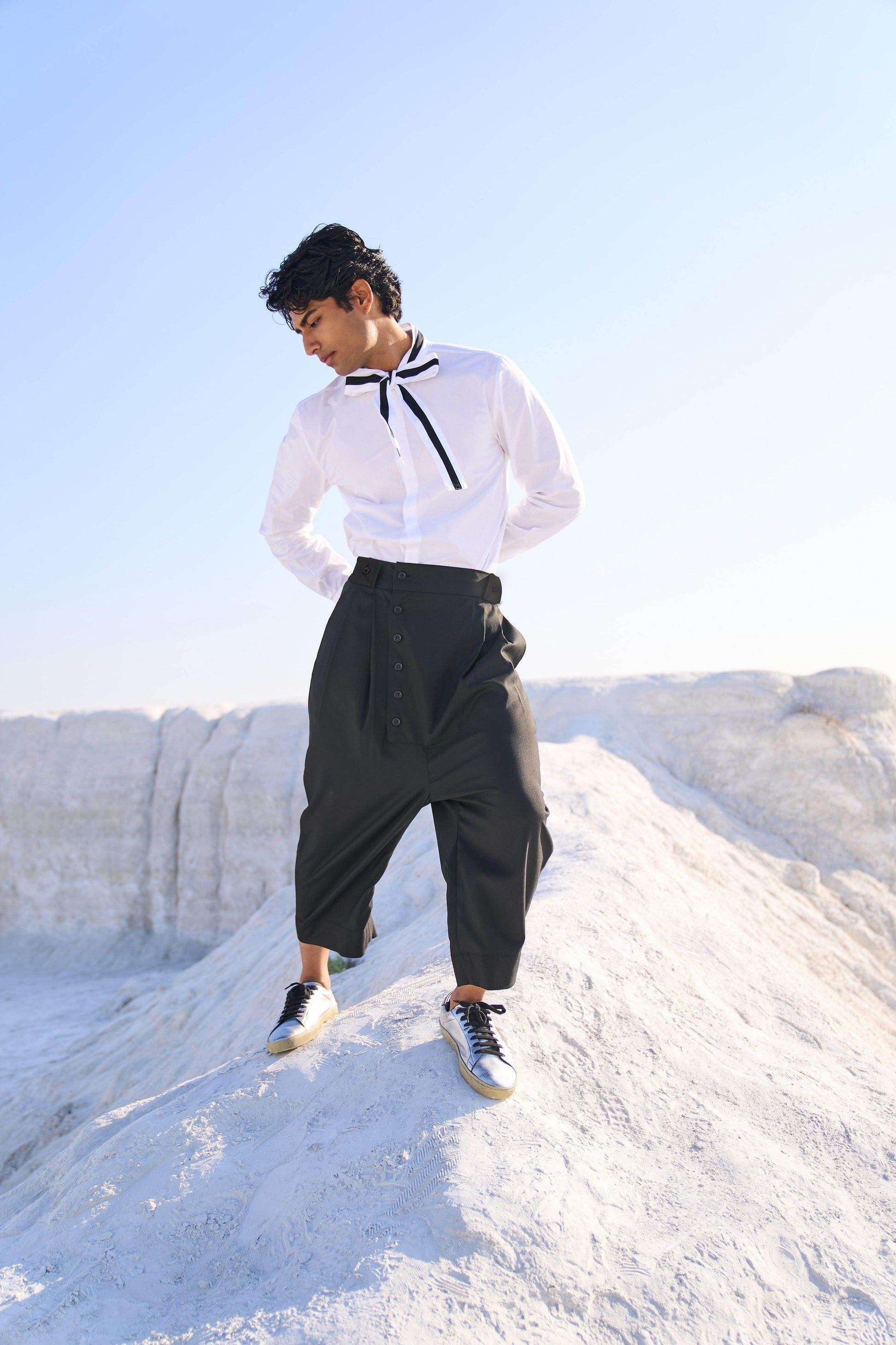 DROP CROP PANT - dash and dot