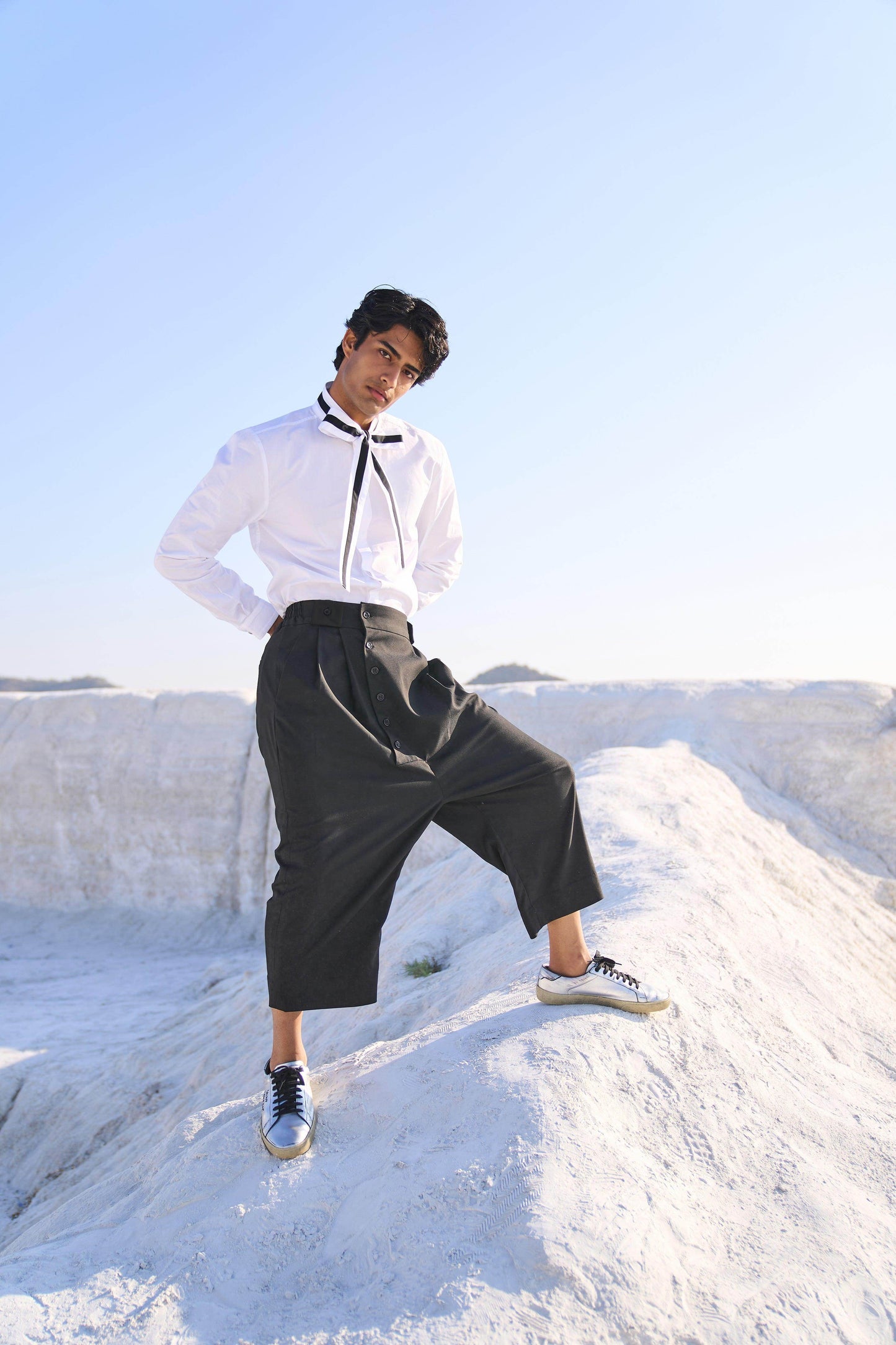 DROP CROP PANT - dash and dot