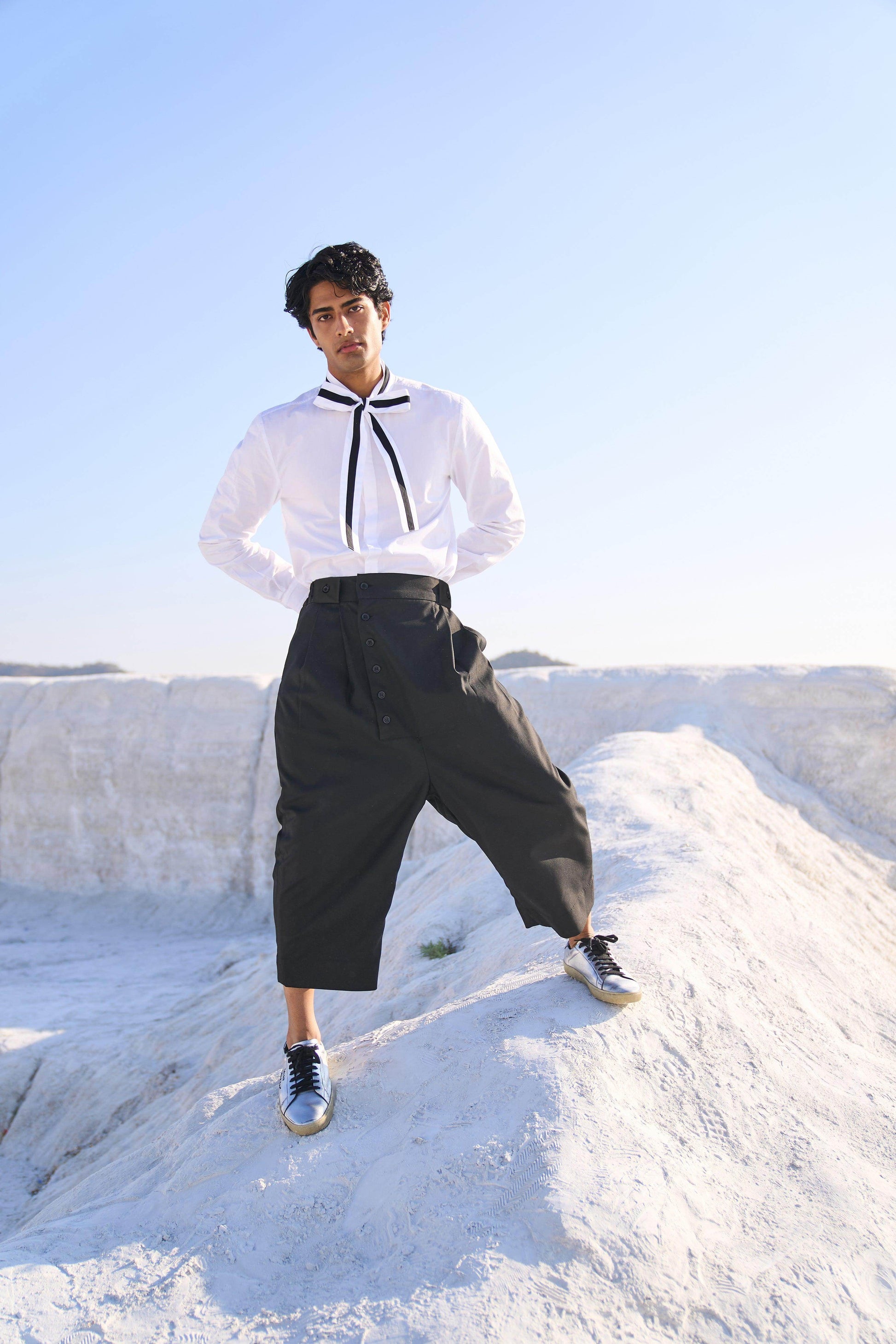 DROP CROP PANT - dash and dot