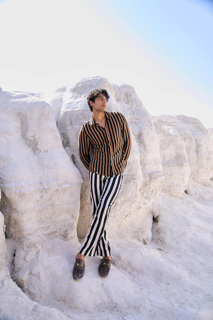 STRIPE PANT - dash and dot dash and dot