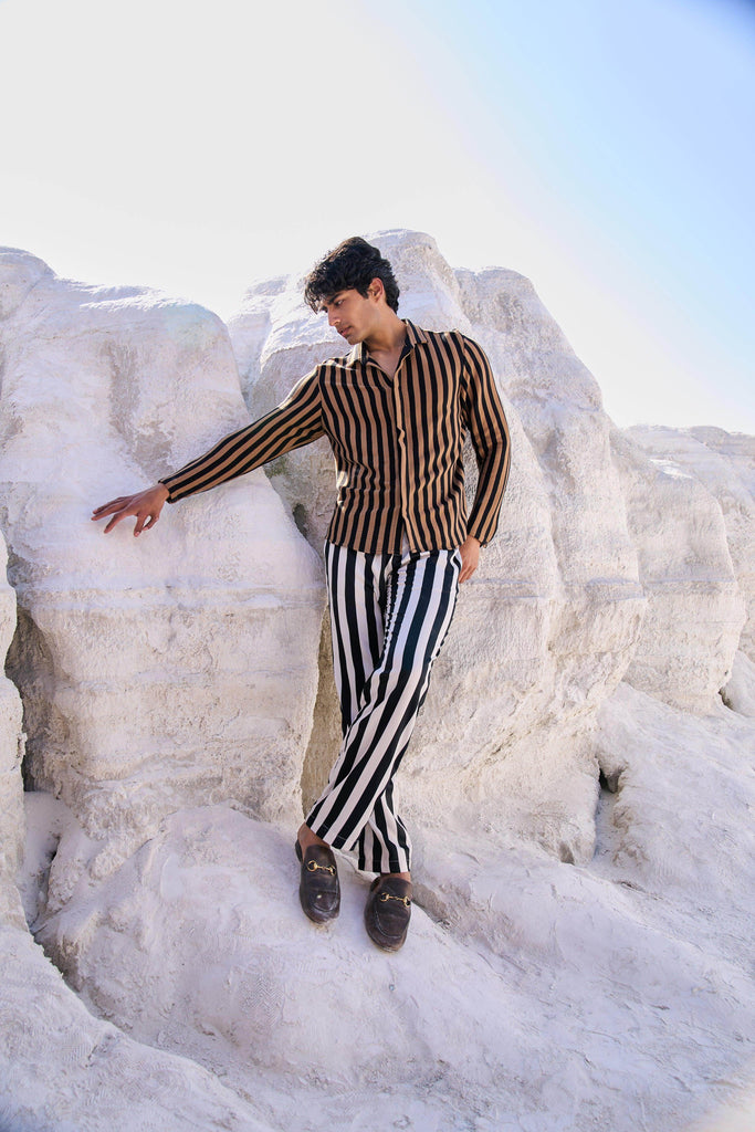 STRIPE PANT - dash and dot dash and dot