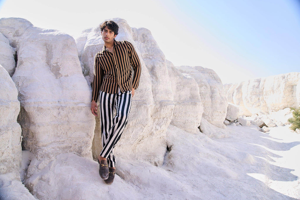 STRIPE PANT - dash and dot dash and dot