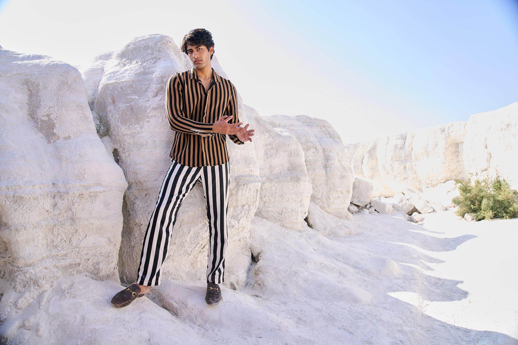 STRIPE PANT - dash and dot dash and dot