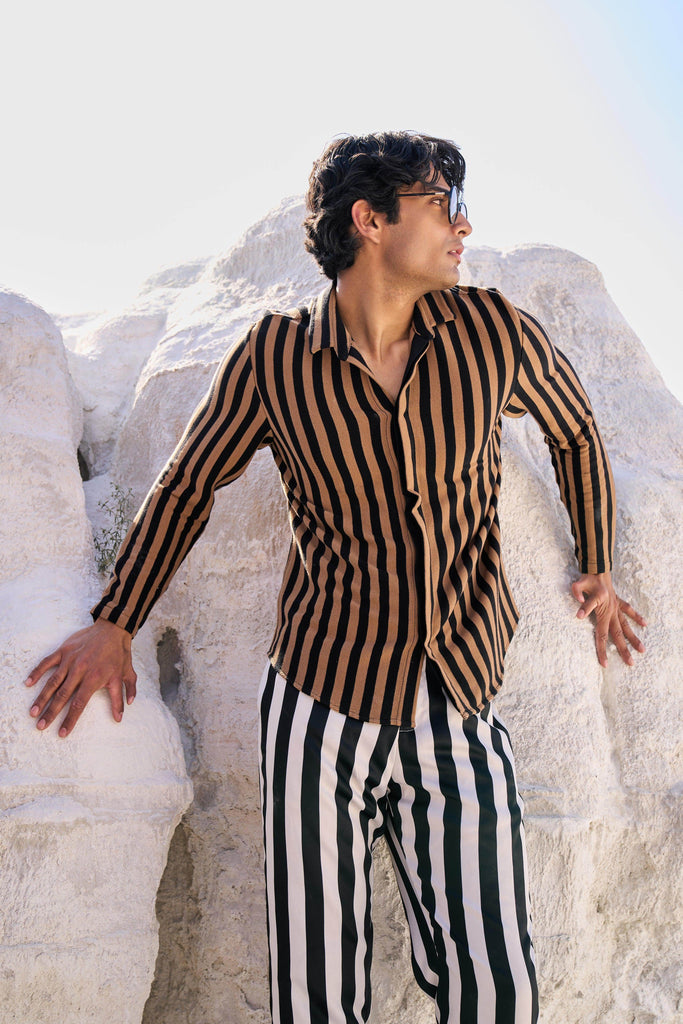 RETRO STRIPE SHIRT - dash and dot dash and dot