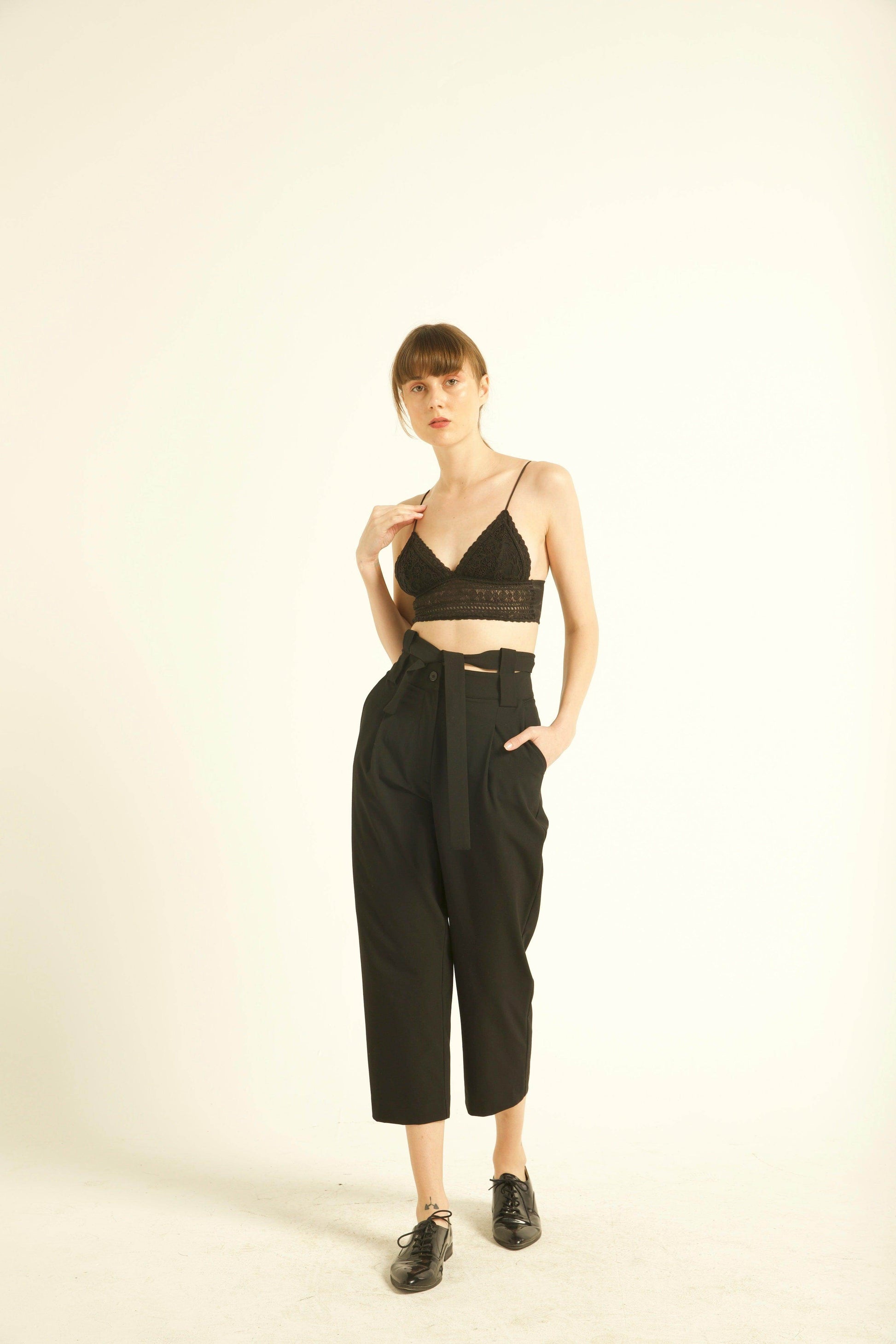 DETACHED BELT PANT - dash and dot