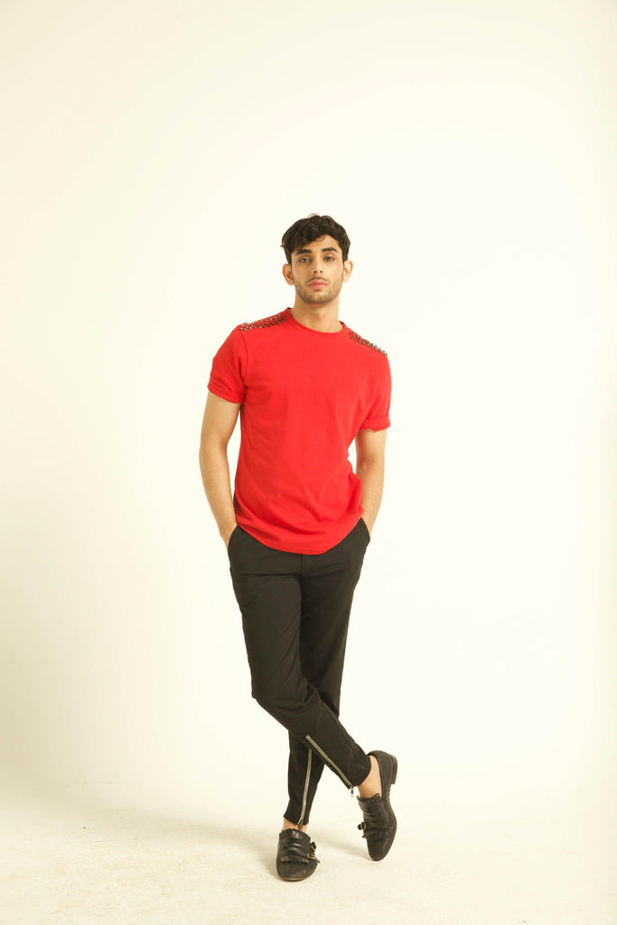 STUD TEE - dash and dot dash and dot