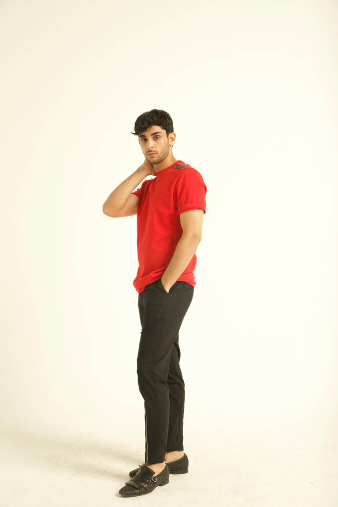 STUD TEE - dash and dot dash and dot