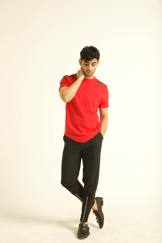 STUD TEE - dash and dot dash and dot