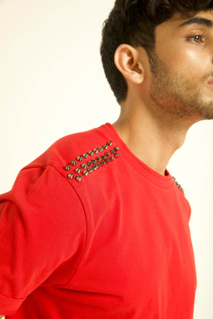 STUD TEE - dash and dot dash and dot