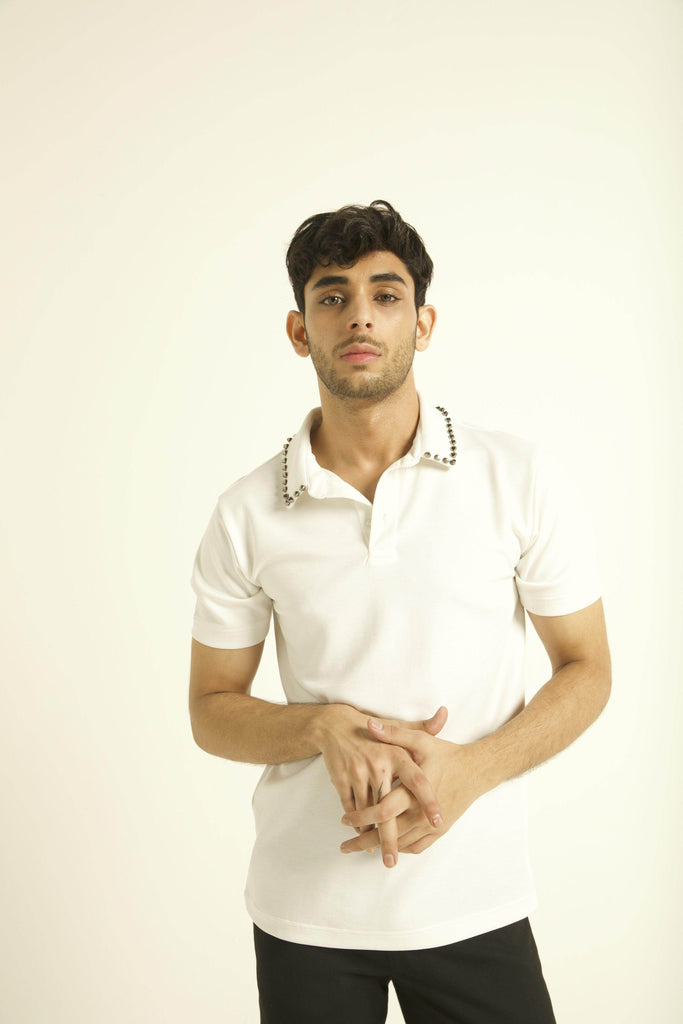 STUD POLO - dash and dot dash and dot