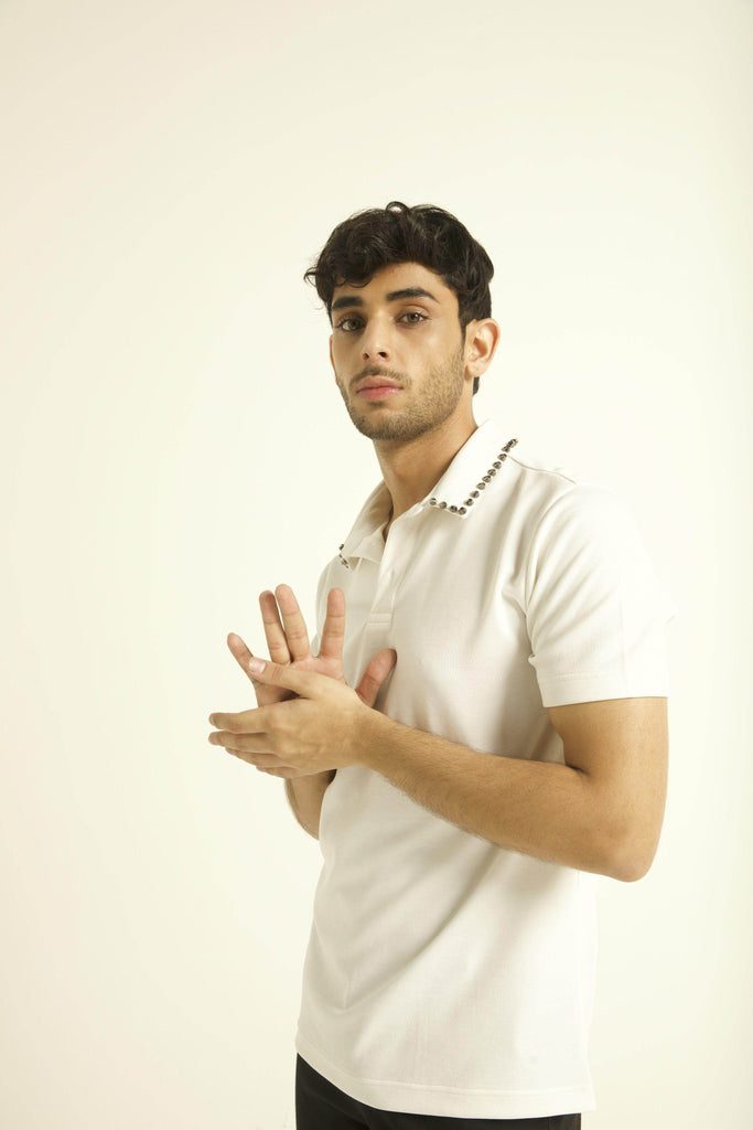 STUD POLO - dash and dot dash and dot