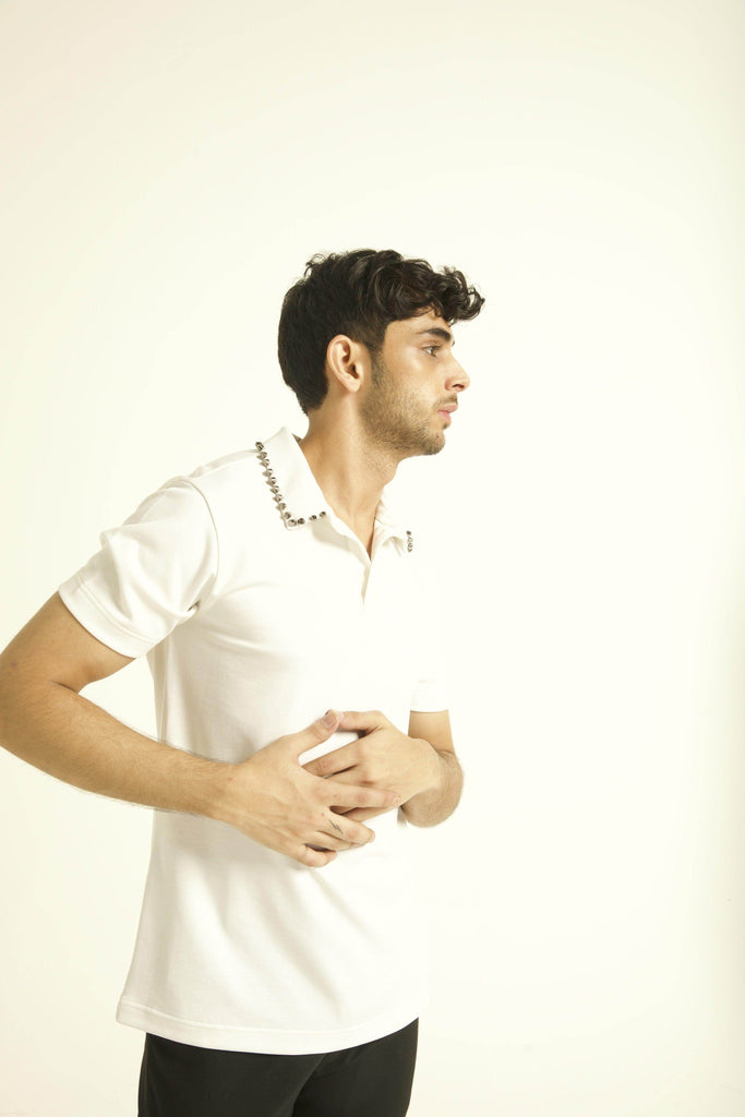 STUD POLO - dash and dot dash and dot