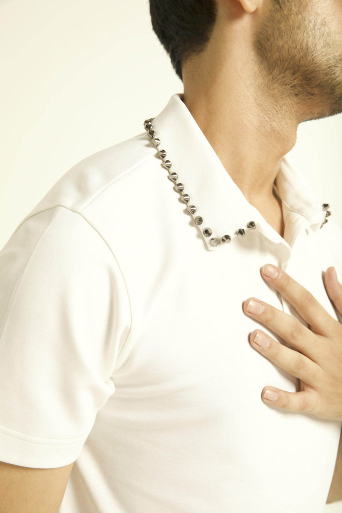 STUD POLO - dash and dot dash and dot