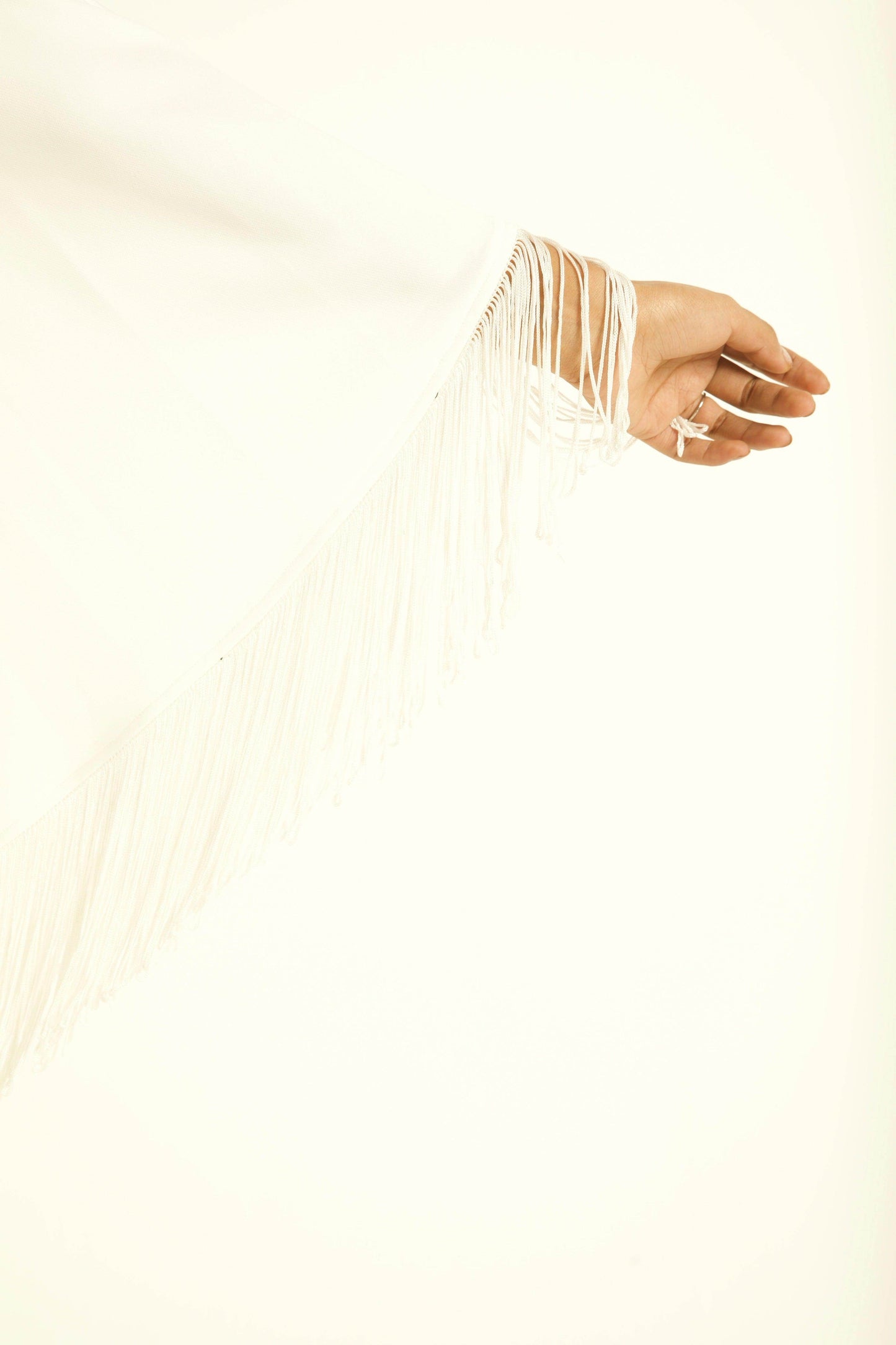 ONE SHOULDER FRINGE DRESS - dash and dot