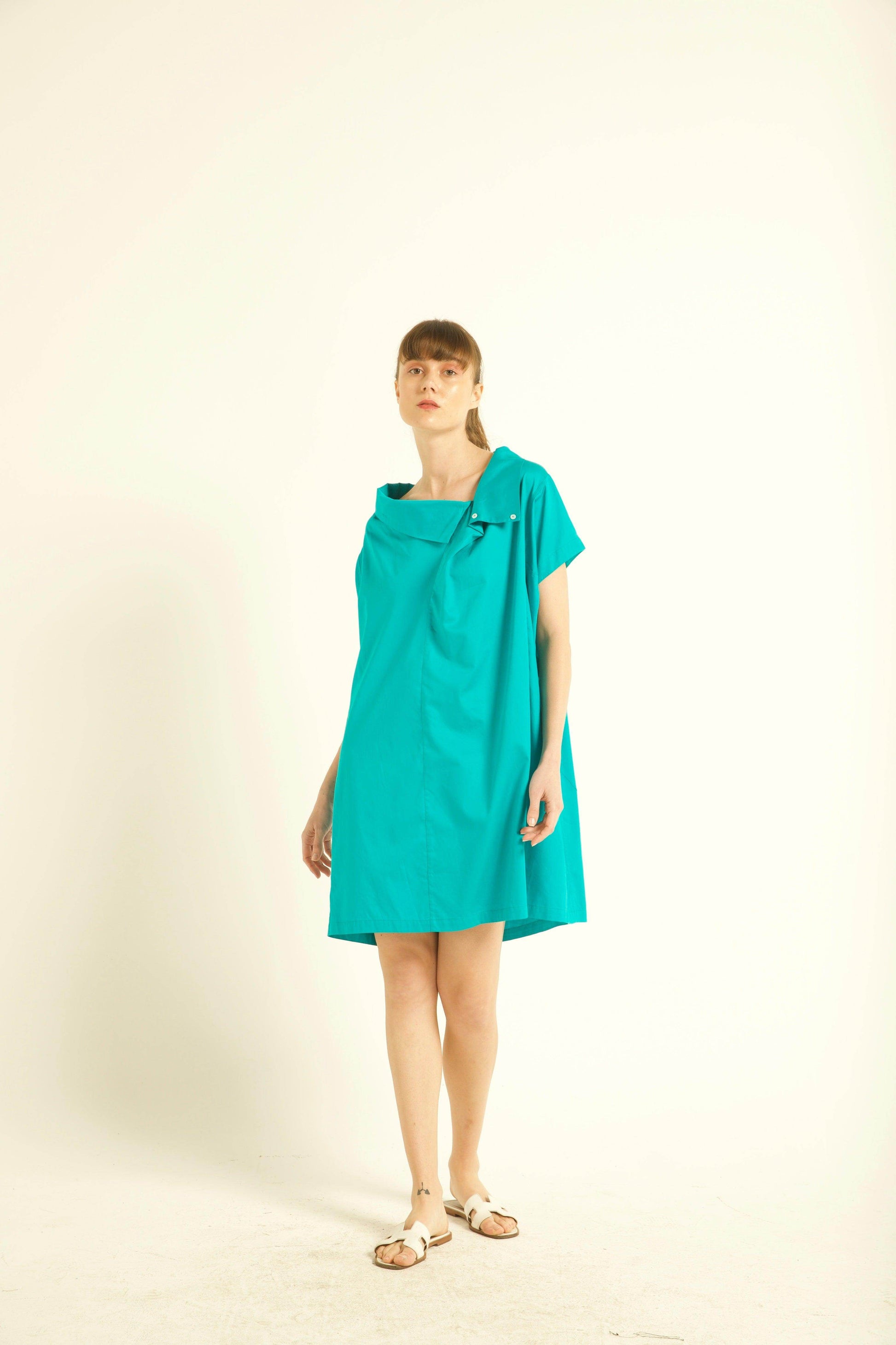 OFF-CENTER PLACKET MINI - dash and dot