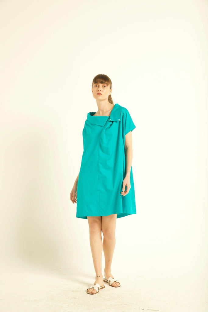 OFF-CENTER PLACKET MINI - dash and dot dash and dot