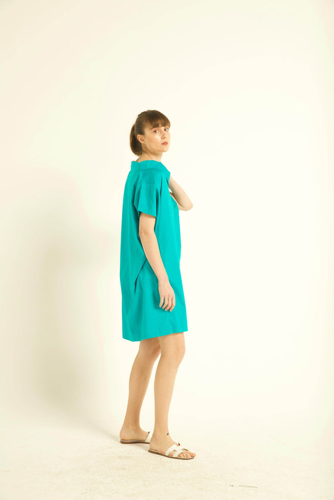 OFF-CENTER PLACKET MINI - dash and dot dash and dot