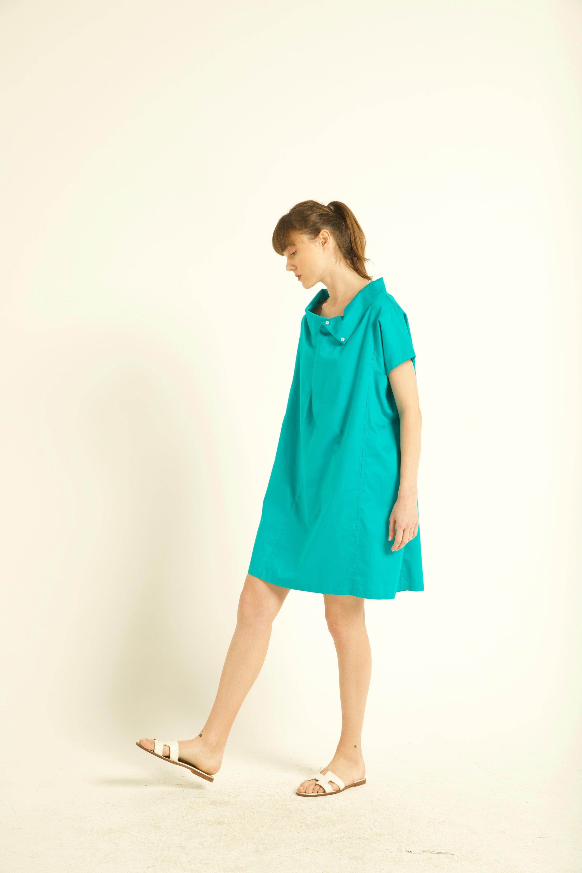 OFF-CENTER PLACKET MINI - dash and dot