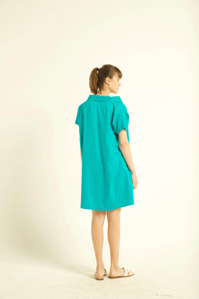 OFF-CENTER PLACKET MINI - dash and dot dash and dot