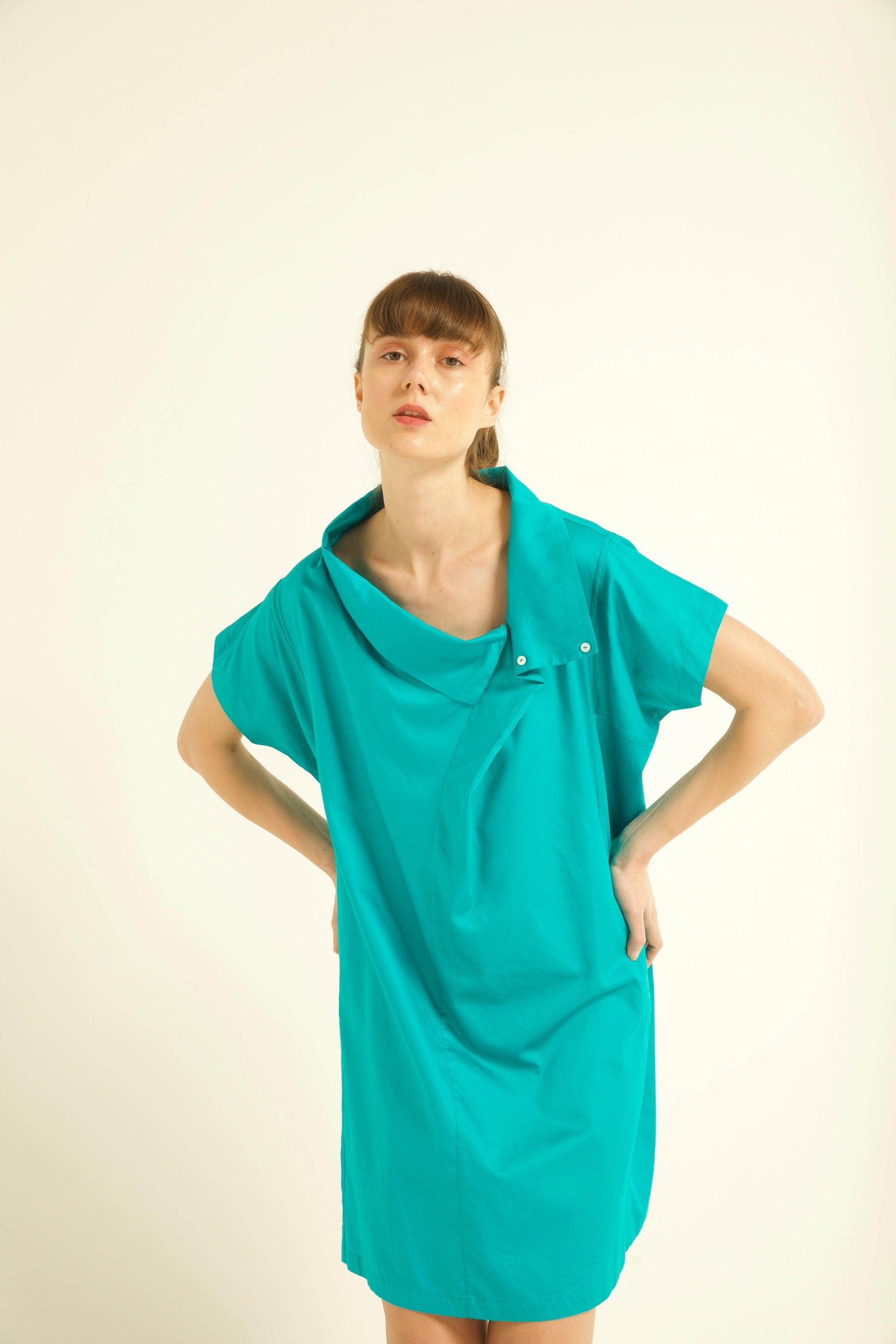 OFF-CENTER PLACKET MINI - dash and dot