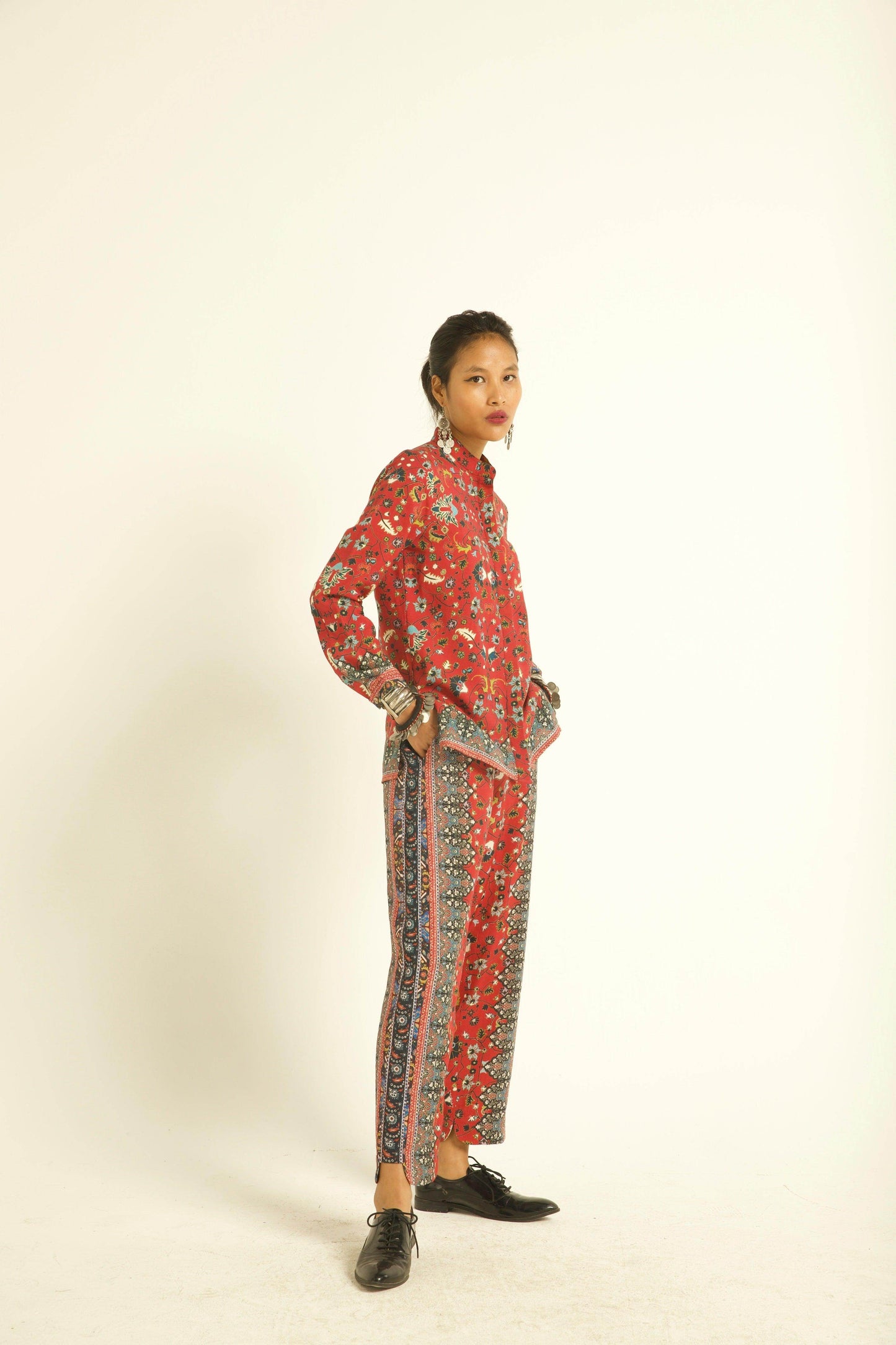 OUSHAK PRINTED PANT - dash and dot