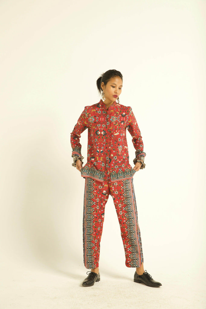 OUSHAK PRINTED SHIRT - dash and dot dash and dot