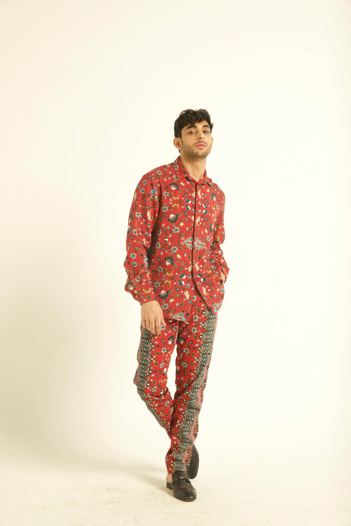 OUSHAK PRINTED PANT - dash and dot dash and dot