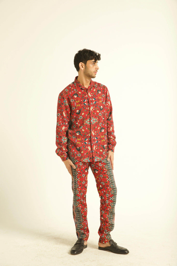 OUSHAK PRINTED PANT - dash and dot dash and dot