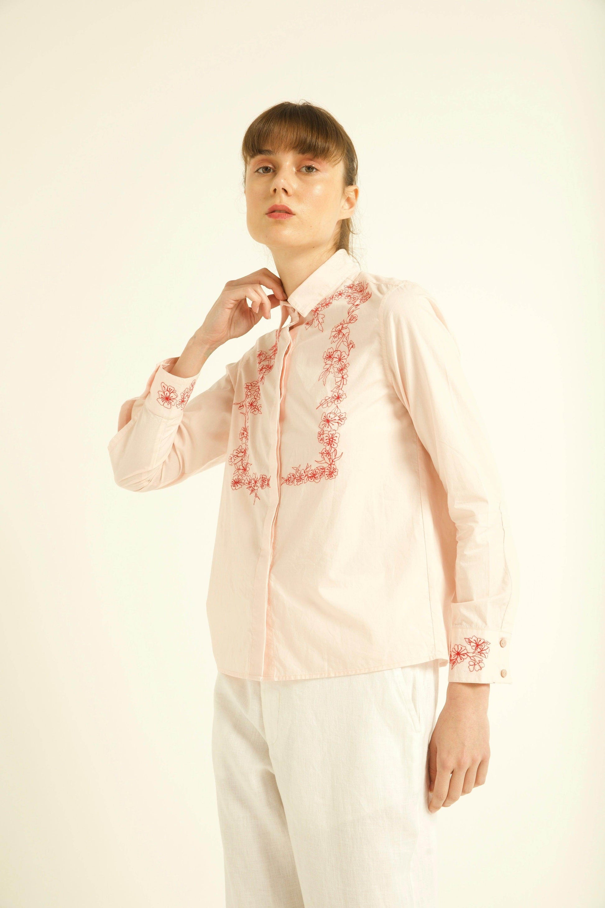 EMBROIDERED SHIRT - dash and dot