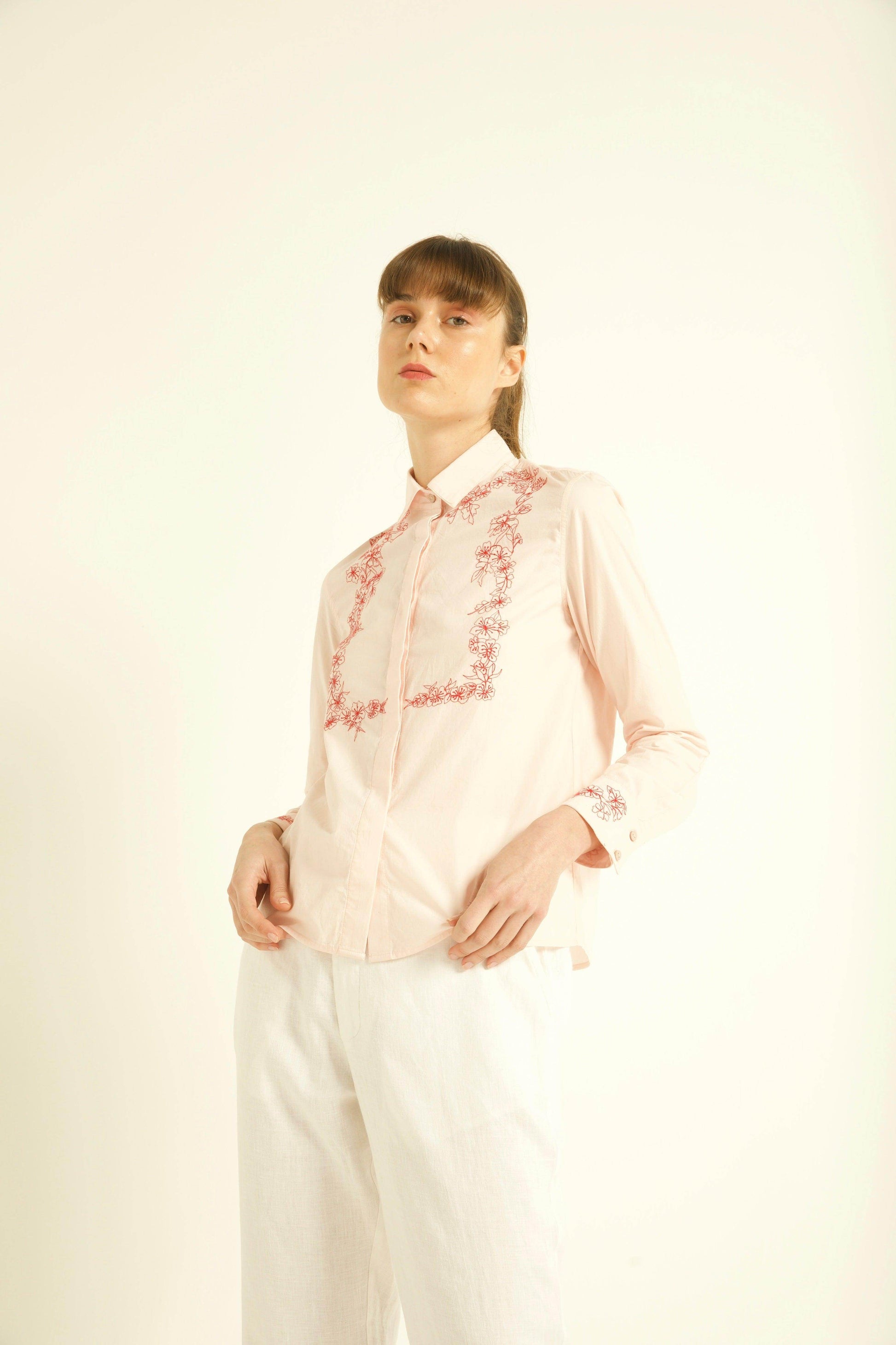 EMBROIDERED SHIRT - dash and dot