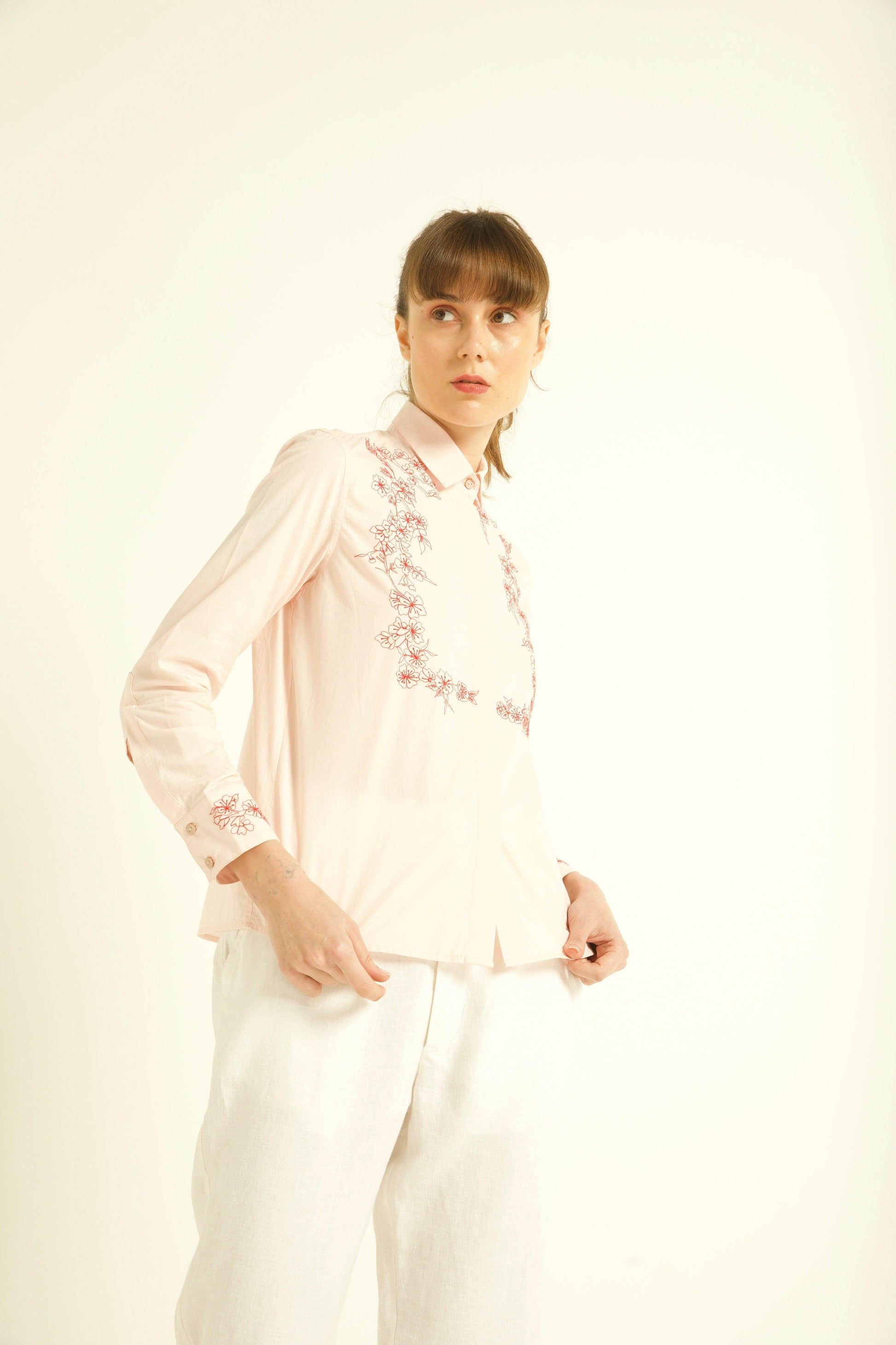 EMBROIDERED SHIRT - dash and dot