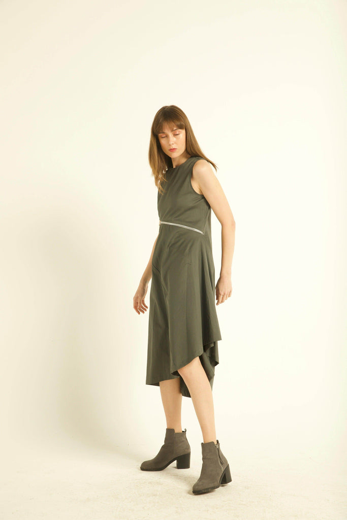 TWO-WAY ZIPPER DRESS - dash and dot dash and dot