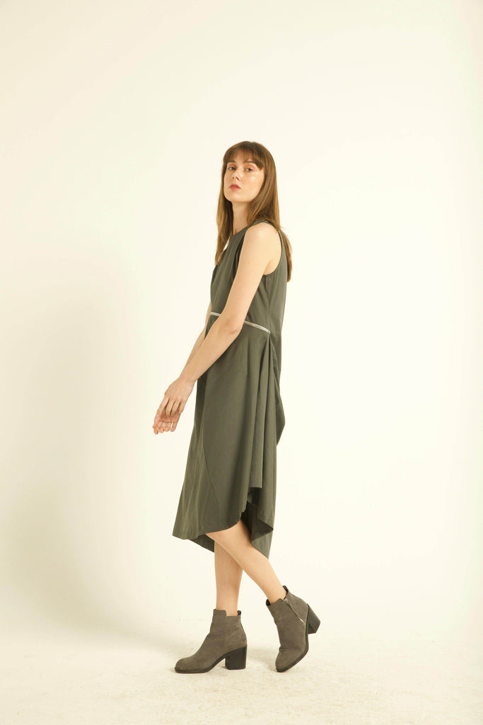 TWO-WAY ZIPPER DRESS - dash and dot dash and dot