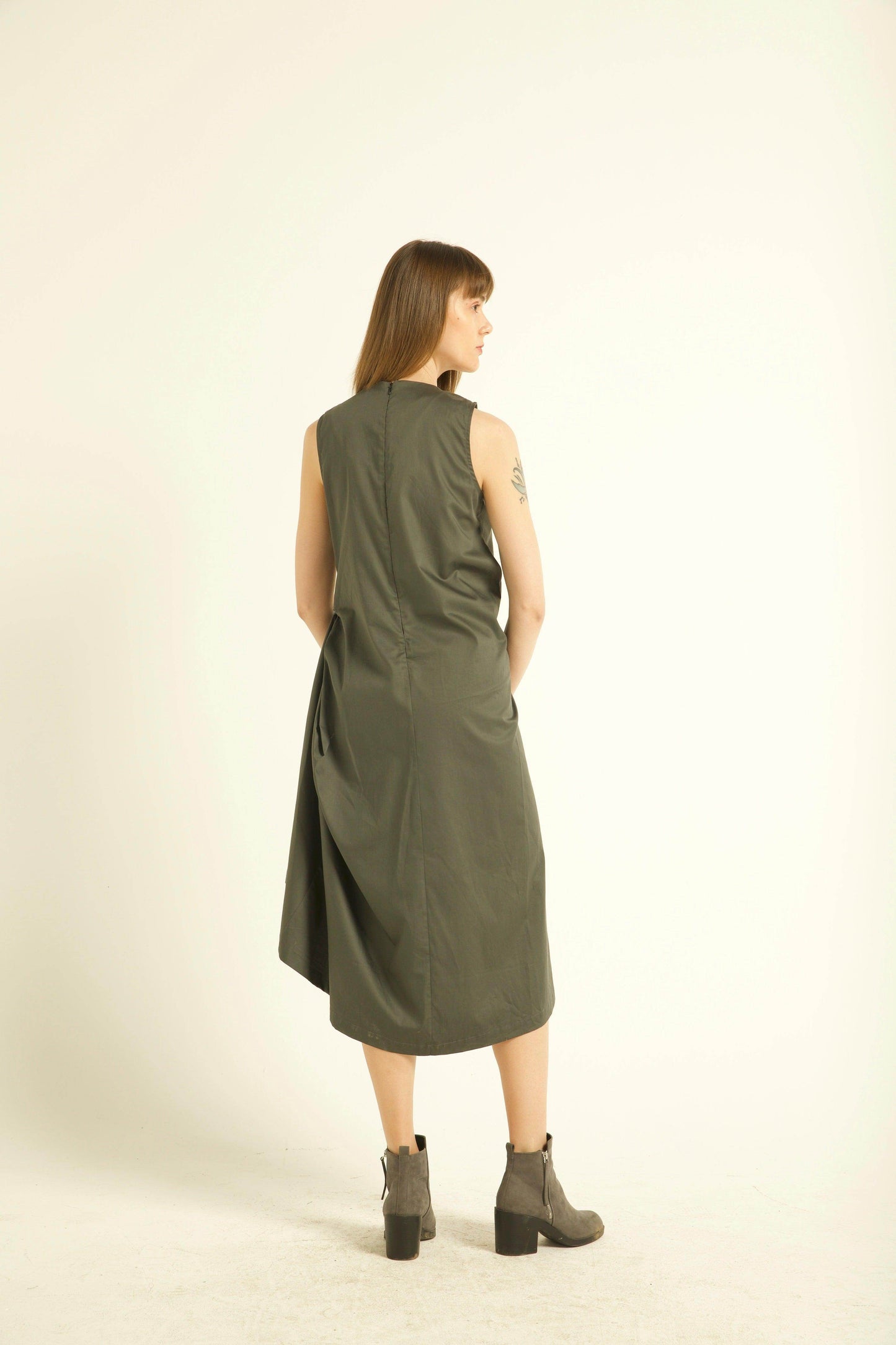 TWO-WAY ZIPPER DRESS - dash and dot